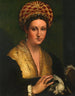 Portrait einer Dame - Callisto Piazza — Ansicht des Kunstwerks