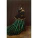 Reproduktion des Gemäldes Camille (Die Frau im grünen Kleid) - Claude Monet