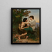 Daphnis und Chloé - Camille Félix Bellanger — gerahmtes Bild an der Wand