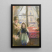 An der Fensterstraße der Trois Frères - Camille Pissarro — gerahmtes Bild an der Wand