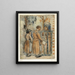 Frauen Bettelnde - Camille Pissarro — gerahmtes Bild an der Wand