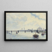 Pont de Charing Cross, London - Camille Pissarro — gerahmtes Bild an der Wand