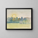 Eragny - Camille Pissarro — gerahmtes Bild an der Wand