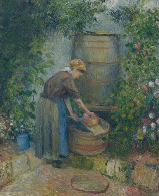 Camille Pissarro - Femme lavant une casserole.webp