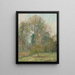Gelée blanche à Éragny - Camille Pissarro — gerahmtes Bild an der Wand