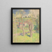 Landschaft - Camille Pissarro — gerahmtes Bild an der Wand