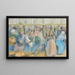 Der Eiermarkt - Camille Pissarro — gerahmtes Bild an der Wand