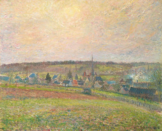 Camille Pissarro - Le Village dragny The Village of ragny.webp