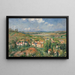 L'ermitage in Pontoise - Camille Pissarro — gerahmtes Bild an der Wand