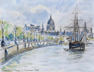 Cathédrale Saint-Paul de Londres - Camille Pissarro — Ansicht des Kunstwerks