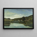 La Marne à Chennevières - Camille Pissarro — gerahmtes Bild an der Wand