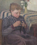Frau der Heilung - Camille Pissarro — Ansicht des Kunstwerks