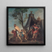 Camillus et le maître d'école de Falerii - Domenico Corvi — gerahmtes Bild an der Wand