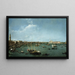 Bacino di San Marco Venise - Canaletto — gerahmtes Bild an der Wand