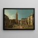 Campo Sant'Angelo Venedig - Canaletto — gerahmtes Bild an der Wand