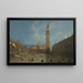 Piazza San Marco - Canaletto — gerahmtes Bild an der Wand