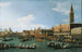 Rückkehr des Bucintoro am Tag der Himmelfahrt - Canaletto — Ansicht des Kunstwerks
