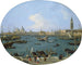Ansicht vom Bacino di San Marco in Venedig - Canaletto — Ansicht des Kunstwerks