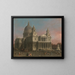 Die Kathedrale Saint-Paul - Canaletto — gerahmtes Bild an der Wand