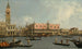 Le Molo avec la Piazzetta et le Palais des Doges depuis le Bacino - Canaletto — Ansicht des Kunstwerks