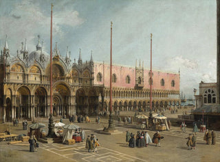 La place Saint-Marc, Venedig - Canaletto — Ansicht des Kunstwerks