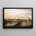 Wien Blick vom Belvedere-Palast - Canaletto — gerahmtes Bild an der Wand