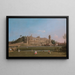 Château de Warwick - Canaletto — gerahmtes Bild an der Wand