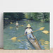 Reproduktion des Gemäldes Kanufahrt auf dem Fluss Yerres - Gustave Caillebotte