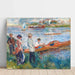 Reproduktion des Gemäldes Canotiers à Chatou - Pierre-Auguste Renoir