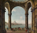Caprice mit Saint Paul und der alten Brücke von London - Antonio Joli — Ansicht des Kunstwerks