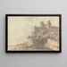 Kapelle des Mont Saint-Michel - Kapitän Francis Grose — gerahmtes Bild an der Wand
