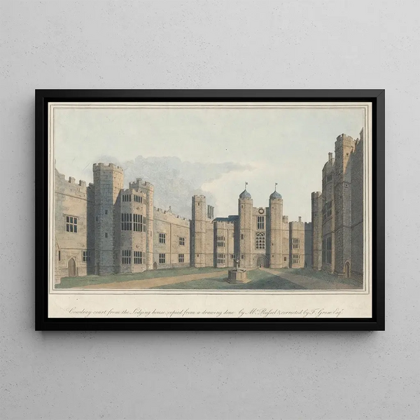 Capt Francis Grose - Cowdray Court from the Lodging House.webp