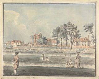 Kirche von Hampton Court - Kapitän Francis Grose — Ansicht des Kunstwerks