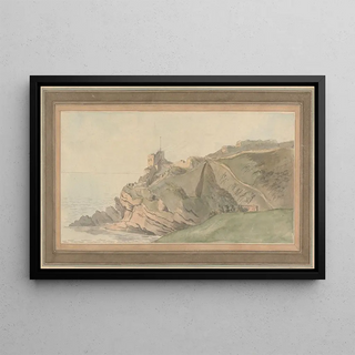 Capt Francis Grose - St Catherines Castle at Fowey Cornwall.webp