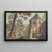 La tour des latrines, Canterbury, Kent - Capitaine Francis Grose — gerahmtes Bild an der Wand