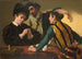 Die Betrüger - Caravaggio — Ansicht des Kunstwerks