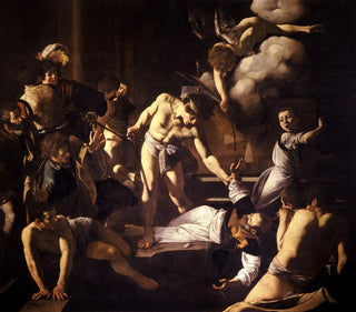Der Märtyrertod des heiligen Matthäus - Caravaggio — Ansicht des Kunstwerks