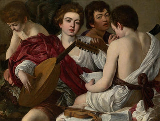 Die Musiker - Caravaggio — Ansicht des Kunstwerks
