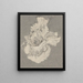 Azalee - Carel Adolph Lion Cachet — gerahmtes Bild an der Wand