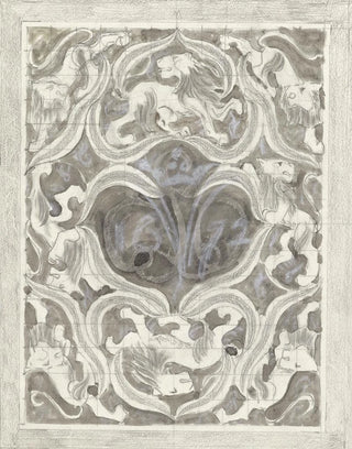 Carel Adolph Lion Cachet - Decoratief ontwerp met leeuwen.webp
