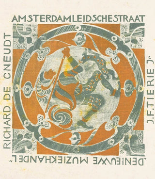 Carel Adolph Lion Cachet - Omslag van muziekstuk t Koningskind.webp