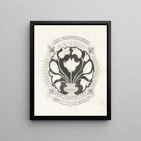 Carel Adolph Lion Cachet - Ontwerp voor een ex libris van Johannes Henoch Neethling.webp