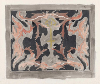 Carel Adolph Lion Cachet - Ontwerp voor een kleed.webp