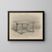 Design für einen Tisch - Carel Adolph Lion Cachet — gerahmtes Bild an der Wand