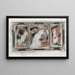 Ornamentales Design - Carel Adolph Lion Cachet — gerahmtes Bild an der Wand