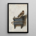 Reproduktion des Gemäldes Der Stieglitz - Carel Fabritius
