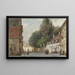 Stadtansicht - Carel Jacobus Behr — gerahmtes Bild an der Wand