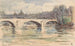 Pont sur la Seine à Paris - Carel Nicolaas Storm van 's Gravesande — Ansicht des Kunstwerks