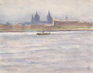 Ansicht von Mainz vom Fluss aus - Carel Nicolaas Storm van 's Gravesande — Ansicht des Kunstwerks