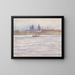 Ansicht von Mainz vom Fluss aus - Carel Nicolaas Storm van 's Gravesande — gerahmtes Bild an der Wand